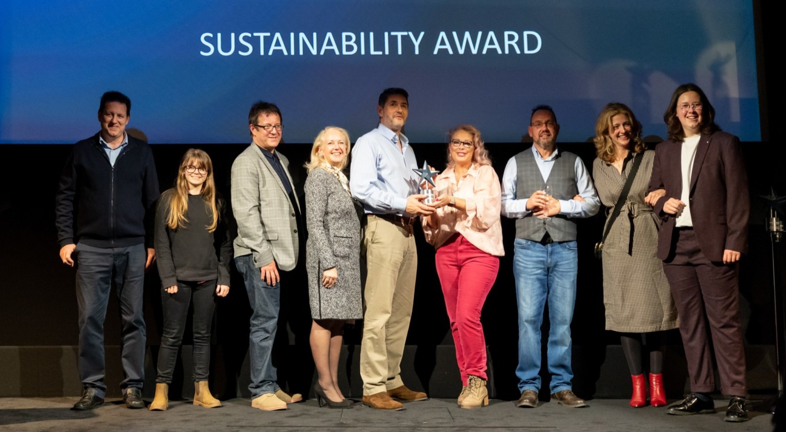 Winners of the Sustainability Award with Makers and Shakers! CAMA