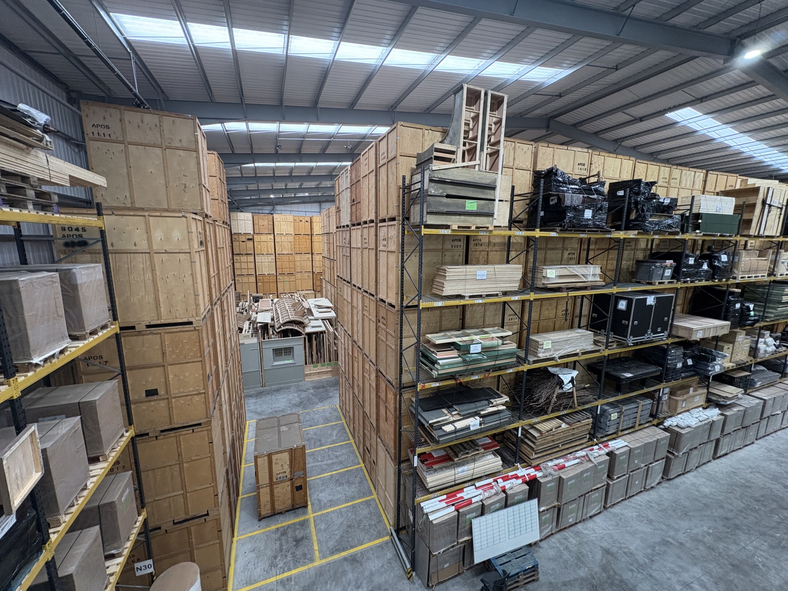 Image taken with iPhone 16 showing storage management for film and TV productions