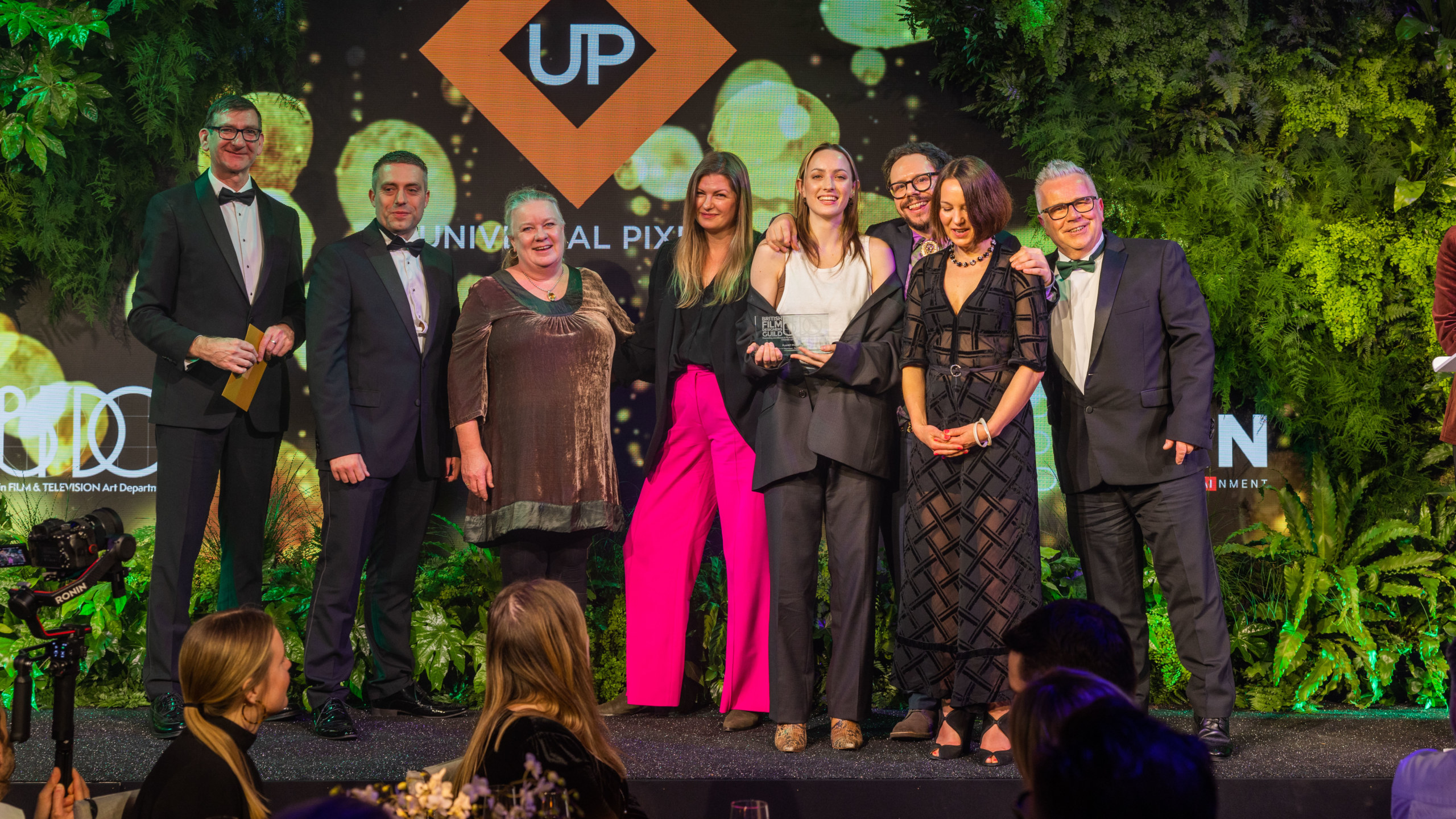 Photograph of a Canon EOS R5 camera used in film and TV production, highlighting storage management practices.